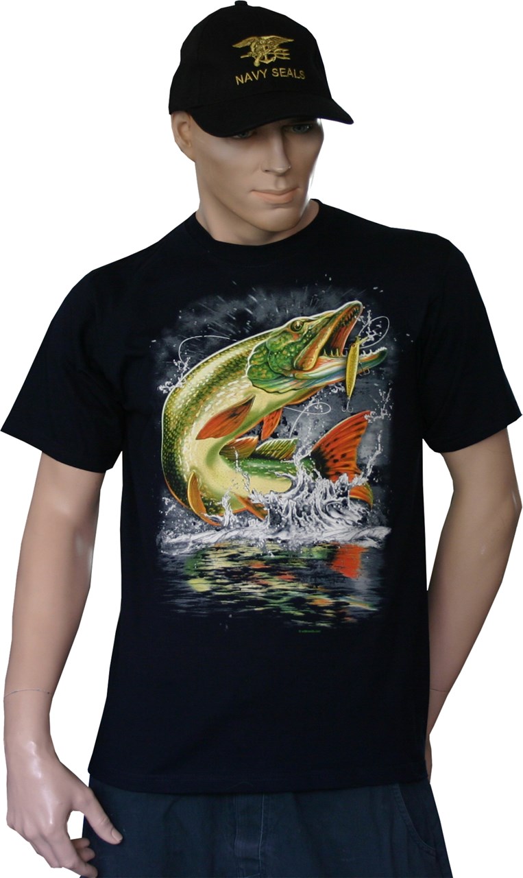 Bild von Fischer T-Shirt Hecht